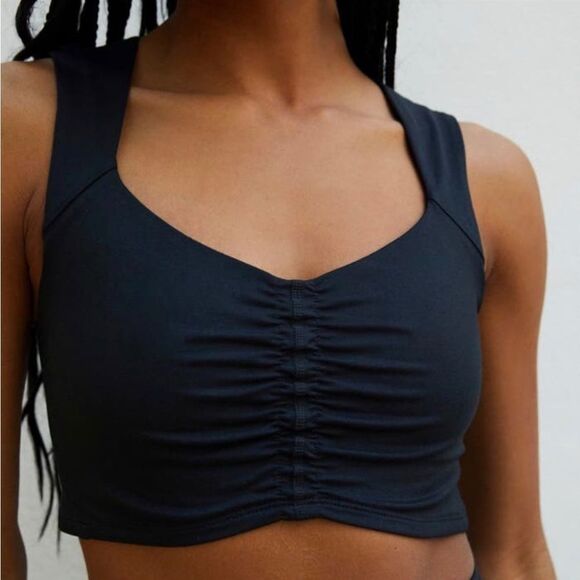 FREE People Movement Pleats & Thank You Cami In Black - Picture 1 of 3